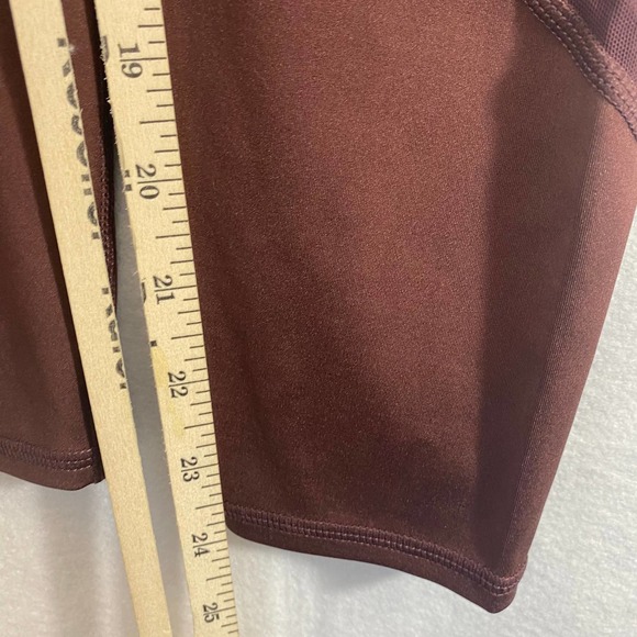 Athleta Leggings XS Purple Coloblock Tenacity 7/8 High Rise Mesh Crop Workout - Picture 9 of 16